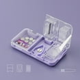 thumbnail image 4 of YAOMOBB Pill Dispenser Large Capacity Splitter Storage Box Food Grade Transparent 3 in 1 Crusher Container (Tablet Storage), 4 of 7