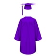 thumbnail image 2 of LiiYii Robe de Collation des Grades pour Enfants avec Pompon Uniforme Scolaire Violet 21, 2 of 7