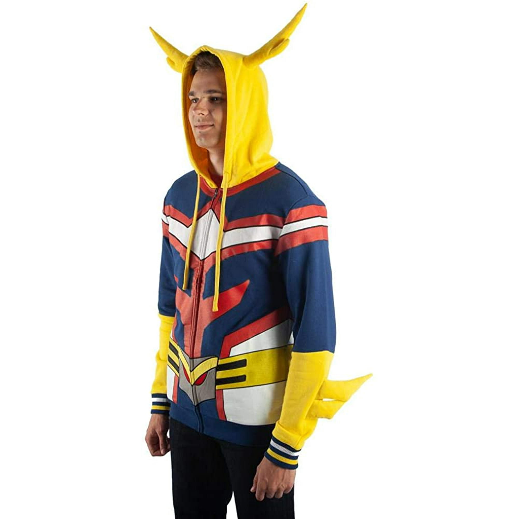 My Hero Academia All Might Men s Hoodie Medium Walmart