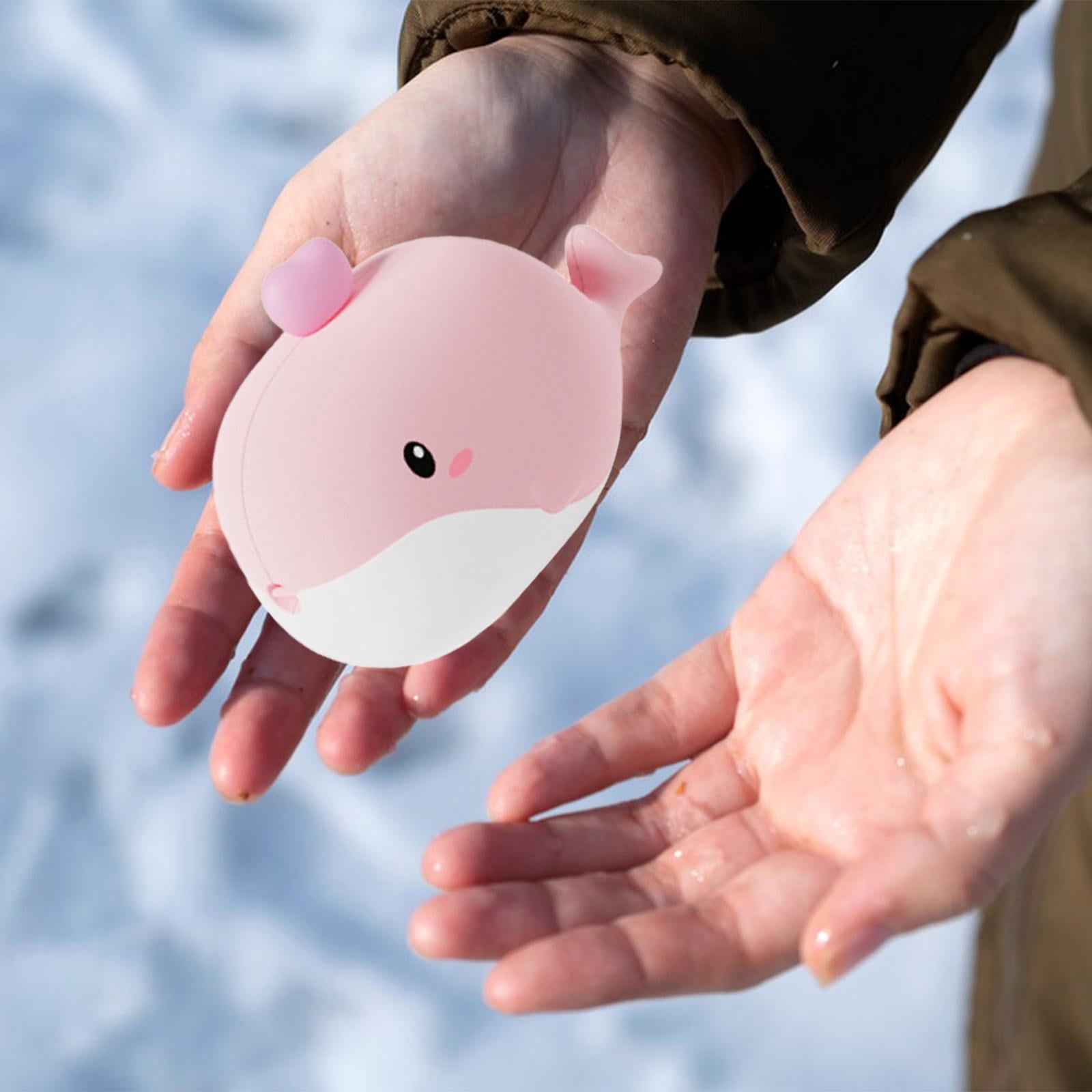 harayaa Electric Hand Warmer Creative Quick Heating Reusable Pocket Heater Electric Hand Pink