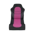 thumbnail image 2 of Linon Gawaine Kids High Back Faux Leather Rocker Gaming Chair, Black/Pink, 2 of 5