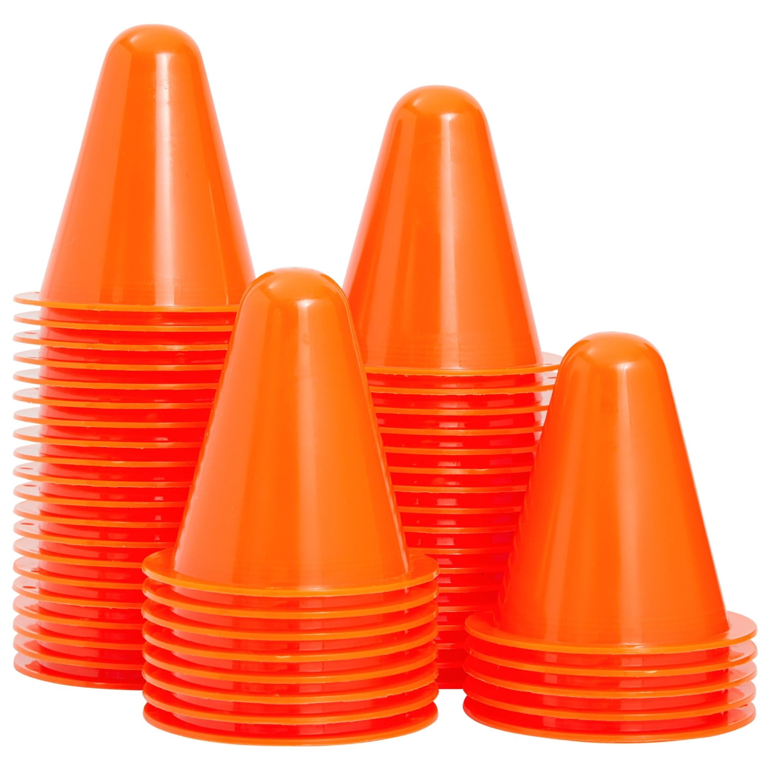 NPW Mini-Fußball Fürs Büro – Kleiner Tischfußball Aus Kunststoff (Orange)