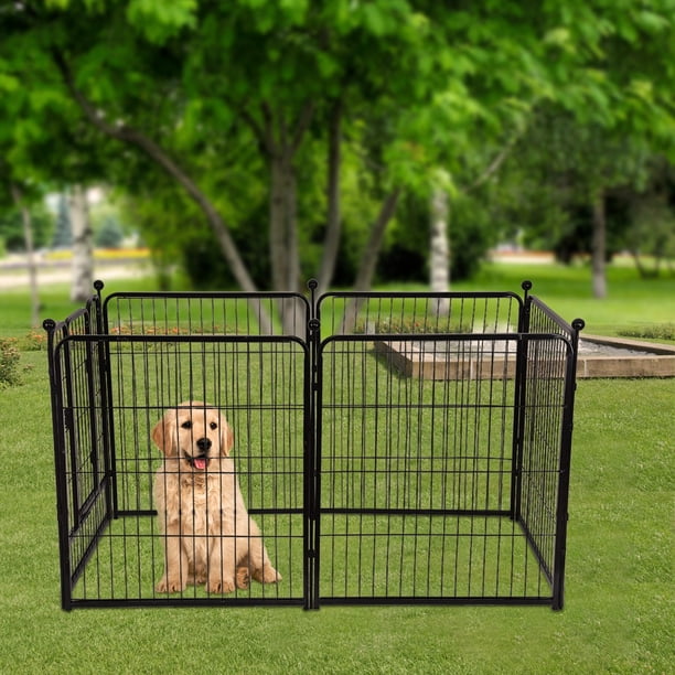 Cotonie Pet Dog Playpen Play Yard Foldable Portable Pet Puppy Cat Exercise Barrier Fence Walmart Com Walmart Com