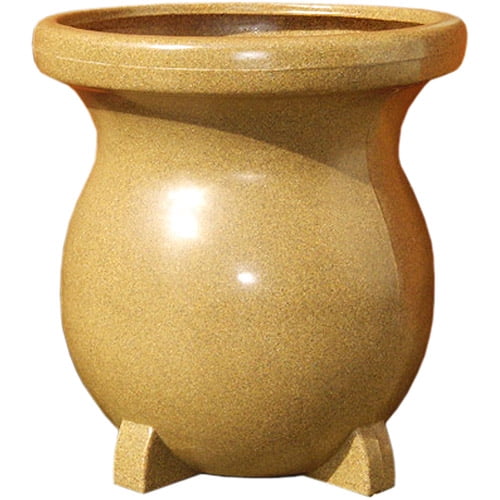 Kyoto Large Planters, Sand Stone Look by Koolatron