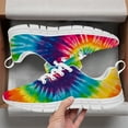 thumbnail image 3 of Customuart Tie Dye Sneakers for Women Running Shoes Size 11, 3 of 5