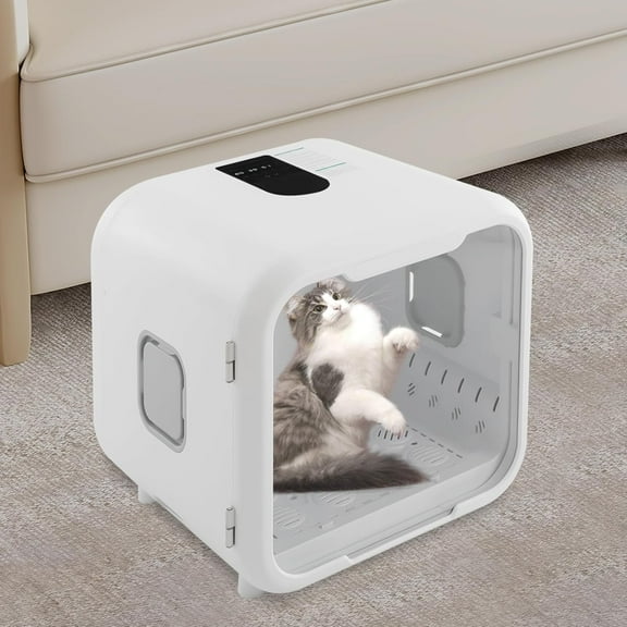 High-Speed Automatic Pet Dryer Box, Pet Grooming Dryer & Cat Hair Drying Box, Intelligent Timing Function, Anti-False Touch Lock for 2-3 Cats and Small Dogs