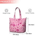 thumbnail image 4 of Pink Breast Cancer Travel Tote Bags for Women Carry On,Large Weekender Bags for Women Travel,Multi Functional Duffle Bag for Work,Shopping,Sports, 4 of 5