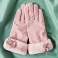 thumbnail image 4 of LSQii Women's Winter Warm Touch Screen Glove Casua Fleece Lined Stocking Stuffers Fur Cuff Fashion Outdoor Outfit Evertdaywear, 4 of 4