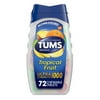 Tums Ultra Strength Chewable Antacid Tablets for Heartburn, Tropical Fruit, 72 Count