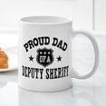 thumbnail image 3 of CafePress - Proud Dad Of A Deputy Sheriff Mug - 11 oz Ceramic Mug - Novelty Coffee Tea Cup, 3 of 4