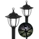 thumbnail image 2 of Set 2 Farol Estaca Luz Led Impermeable Energia Solar Jardin negro 6.49 pulg Elly Decor ED-ELSLA, 2 of 7
