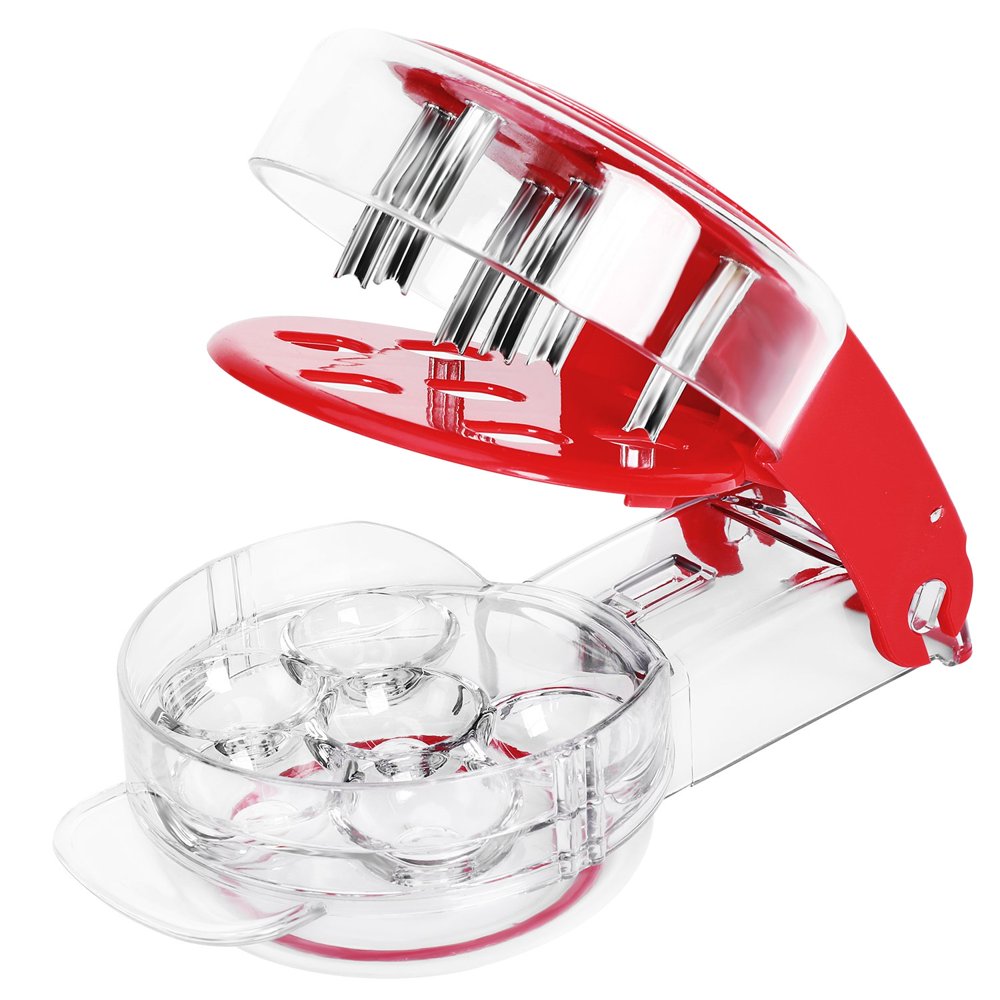 LYUMO Professional Cherry Stone Remover Cherry Pitter 6 Cherries Pitter