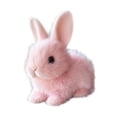 thumbnail image 3 of Juguete de juguete electrónico de conejo eléctrico juguete electrónico alimentación animada zanahoria juguete suave peluche para niños niños niños y Rosa, 3 of 10