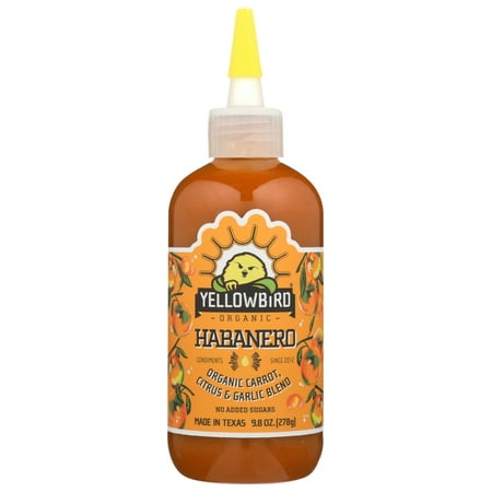 Yellowbird Habanero Pepper Hot Sauce  9.8 Oz