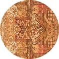 thumbnail image 1 of Ahgly Company Indoor Round Persian Orange Traditional Area Rugs, 7' Round, 1 of 1