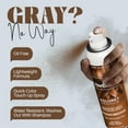thumbnail image 3 of (5 pack) Herbishh Koloret Quick Root Touch Up Hair Color Spray Medium Brown (74.5g), Instant Gray & Medium Brown Root Cover Up, Temporary Hair Color Spray, Lightweight Non-Sticky Dye Mist, Travel Aerosol, 3 of 7