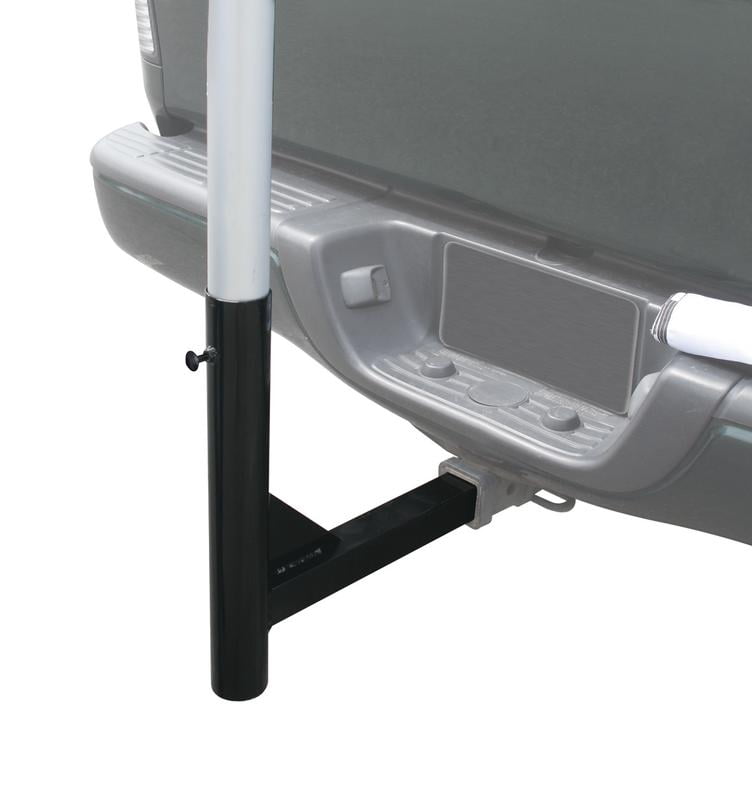 Camco Hitch Mount Flagpole Holder, Fits Standard 2-inch Hitch Receivers, Powder-Coated Finish (51611)