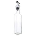 thumbnail image 1 of Botella dispensadora de aceite de oliva, botella de aceite de cocina, botella de aceite de vidrio alta cuadrada, 1 of 5