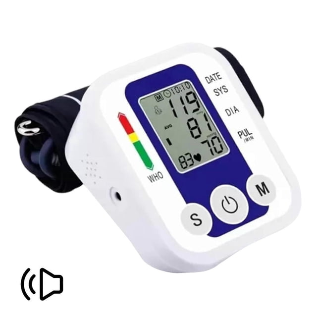 Digital Blood Pressure Machine Dual Use with Heart Rate Test for Family Use