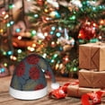thumbnail image 6 of Kowoue Ladybug Pattern Santa Hat Christmas Hats for Adults, Holiday Unisex Velvet Comfort Xmas Hat for Women Men, 6 of 6