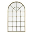 thumbnail image 2 of Antique Pewter Frame Arched Windowpane Accent Mirror by Manor Park, 2 of 7