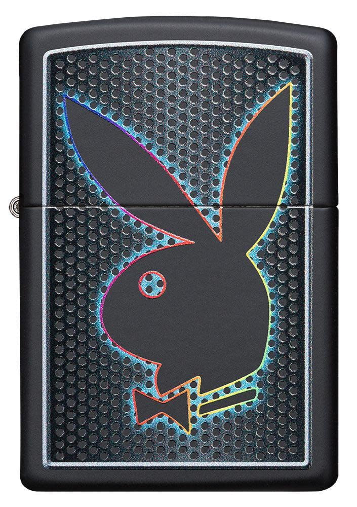 Zippo Playboy Black on Black Matte Pocket Lighter - Walmart.com