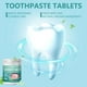 thumbnail image 4 of Pastillas de pasta de dientes sabor menta fresca - 60 tabletas. Elimina el mal aliento y limpia la cavidad bucal. Tabletas de limpieza bucal portátiles. Escamas de pasta de dientes., 4 of 9
