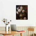 thumbnail image 3 of ARISTURING Vintage Floral Framed Wall Art, Flower Paintings Decor Aesthetic, Canvas Print Artwork, Still Life Retro Wall Pictures for Bedroom Living Room, 16x20 in, 3 of 5