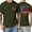 Army Green #92, variant on Fourth Of July Tops for Men Crew Neck Usa Star Stripes Freedom Shirts Short Sleeve American Flag Causal T-Shirts Summer Comfy Clothes Red XL