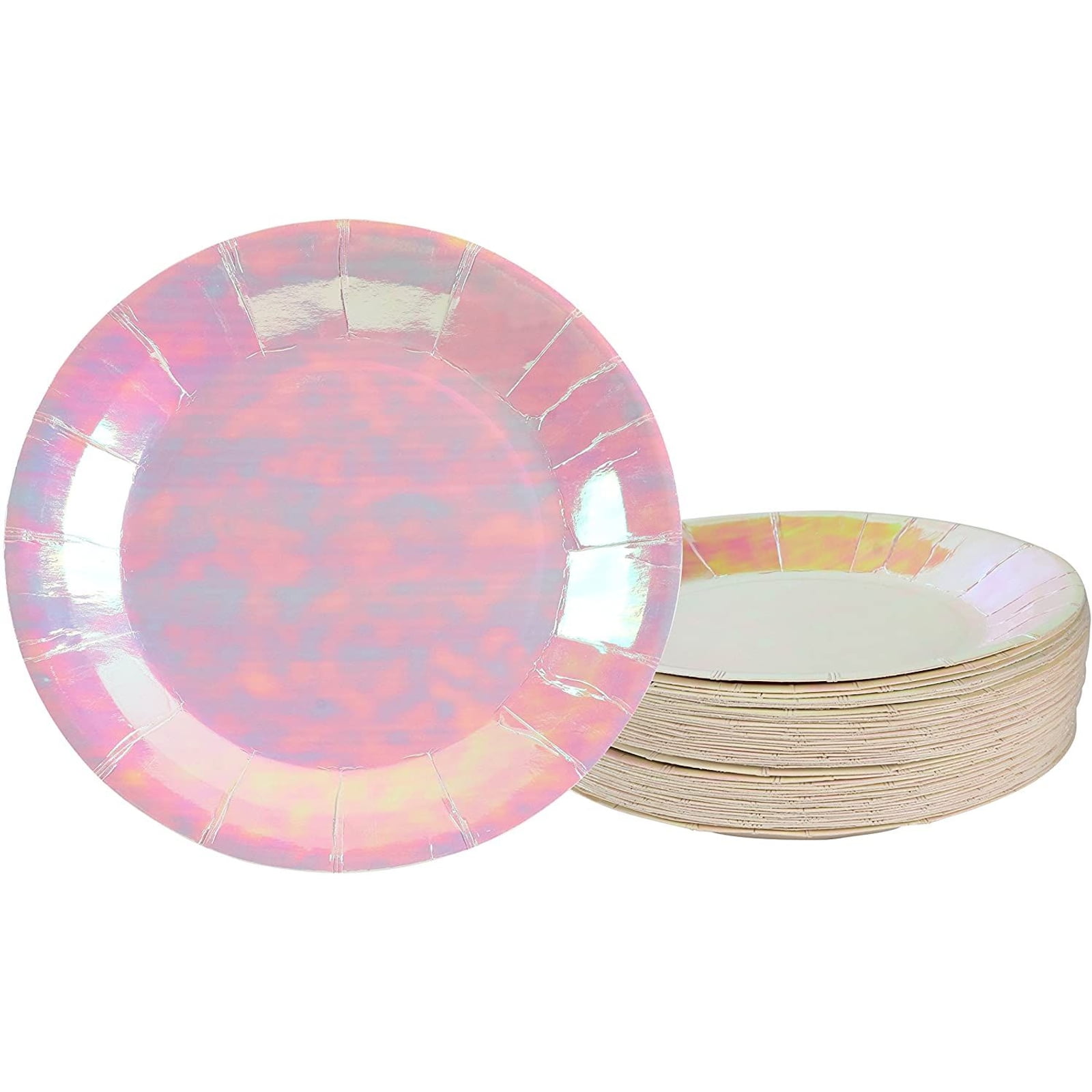 Disposable Plates 48Pack Paper Plates Party Supplies for Appetizer, Lunch, Dinner, and