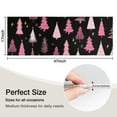 thumbnail image 5 of Black and Pink Christmas Tree Pattern Kitchen Rug Mat,Kitchen Runner Rugs Non Skid Washable,Decorative Kitchen Floor Mats for Kitchen,Sink,Laundry,17"X47", 5 of 5