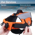 thumbnail image 6 of VIVAGLORY Dog Life Jacket Vest for Swimming, with Front Float, Bright Orange, XLarge, 6 of 6