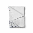 thumbnail image 2 of Wine Soft Flannel Fleece Throw Blanket, Young Woman Relaxing on the Bathroom with Glass of Wine Drawing Art, Cozy Plush for Indoor and Outdoor Use, 70" x 90", Dark Blue Red White, by Ambesonne, 2 of 6