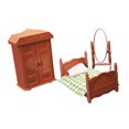 thumbnail image 1 of Casa de muñecas 1/6 escala dormitorio muebles para regalos de cumpleaños Estilo A Sunnimix, 1 of 8