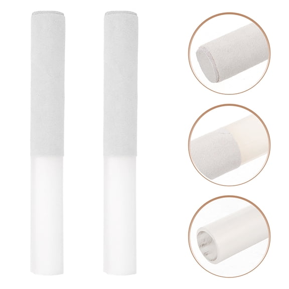 HOOWIFFY White Acrylic Pyramid Mallet Quartz Singing Bowls