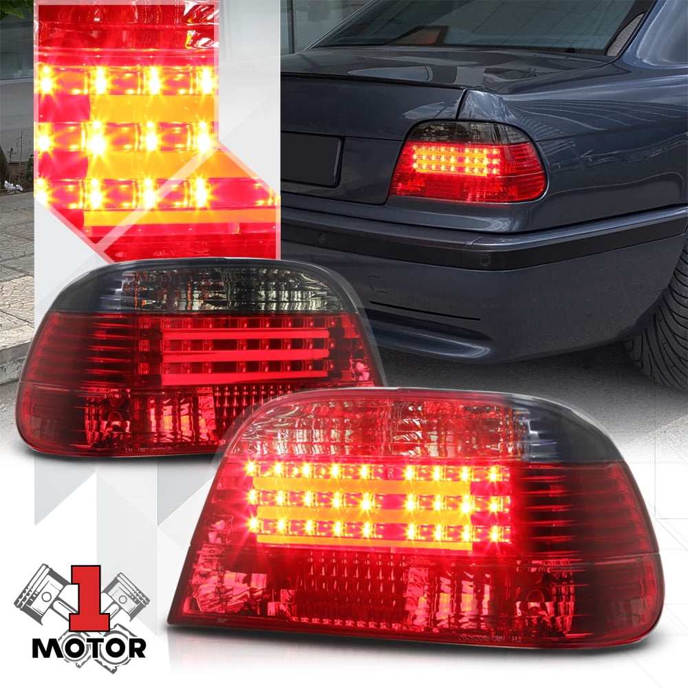 Red/Smoked *EURO* LED Light Bar Tail Light Brake Lamp for 9501 BMW E38
