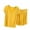 Yellow, variant on Pajamas Sets for Women 2 Piece Short Sleeve Tee Shirts Ruffle Cute Shorts Summer Outfits Loose Workout Loungewear