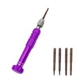 thumbnail image 1 of Screwdriver Set 5 In 1 Torx Multifunctional Opening Repair Tool Set Precision Screwdriver for Phones Tablet Pc Hand Tool Purple, 1 of 7