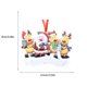 thumbnail image 3 of Cateissary Decoración colgante de Navidad para oficina en casa, fiesta, ventana de árbol de Navidad portátil, colgante de resina grabable, Kits de decoración para fiestas 4 cabezas, 3 of 6