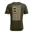thumbnail image 2 of Camiseta Under Armour New Freedom Flag para hombre Verde Marino, 2 of 2