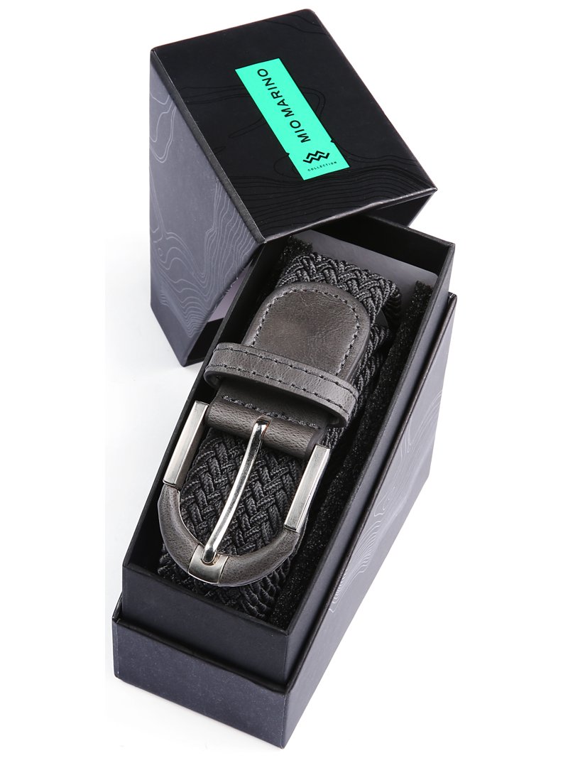 Mio Marino Braided Stretch Belt - Fabric Woven Belt - Casual  display picture 1