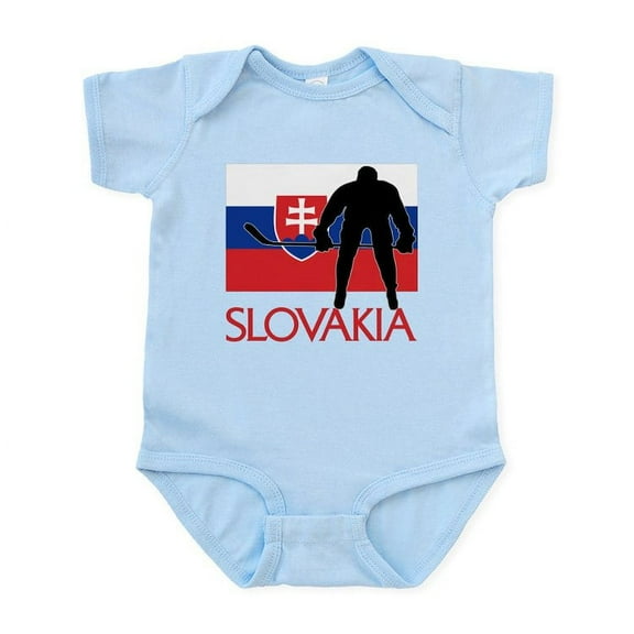 CafePress - Slovak Hockey Infant Bodysuit - Baby Light Bodysuit, Size Newborn - 24 Months