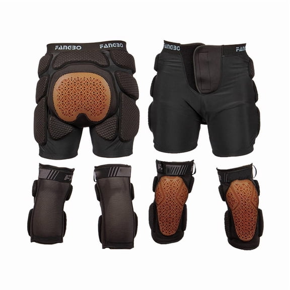 Unisex Ski & Snowboard Protective Shorts – Thickened 3D Padded Hip, Butt & Tailbone Impact Protection