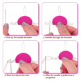 thumbnail image 6 of 3 in 1 Threader Wire Loop DIY Threader Hand Machine Sewing Tool for DIY Sewing Crafting Embroidery Stitch, 6 of 8