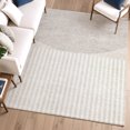 thumbnail image 6 of Addison Rugs Mayfield Premium Machine Washable Transitional Geometric Putty Rectangle Rug, 3' x 5', 6 of 6