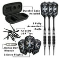 thumbnail image 4 of Viper Desperado 80% Tungsten Soft Tip Dart Set, Double Knurled 18 Grams, 4 of 6