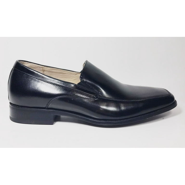 Stacy Adams Bryson Mens Black Leather Slip-On Loafer 24671, Black - Size 9.5 M US - Walmart.com