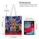 thumbnail image 5 of He-Man Bolso de tela con estampado de lienzo para mujer, bolsa de compras reutilizable y estética, con cremallera interior, regalo para mujer,40*40cm., 5 of 6