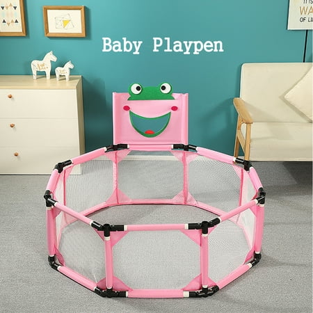 Baby Playpen Foldable Portable Square Safety Fence Children Toddler Kids Playinghouse Interactive Kids Toddler Room Indoor Outdoor Play With Safety