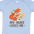 thumbnail image 4 of Inktastic Aunt Loves Me Woodland Fox Boys or Girls Baby Bodysuit, 4 of 5